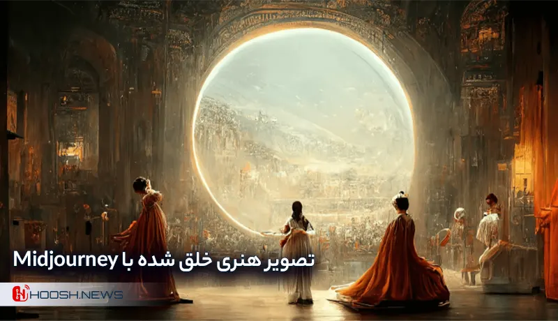 تصویر هنری ساخته شده با میدجورنی