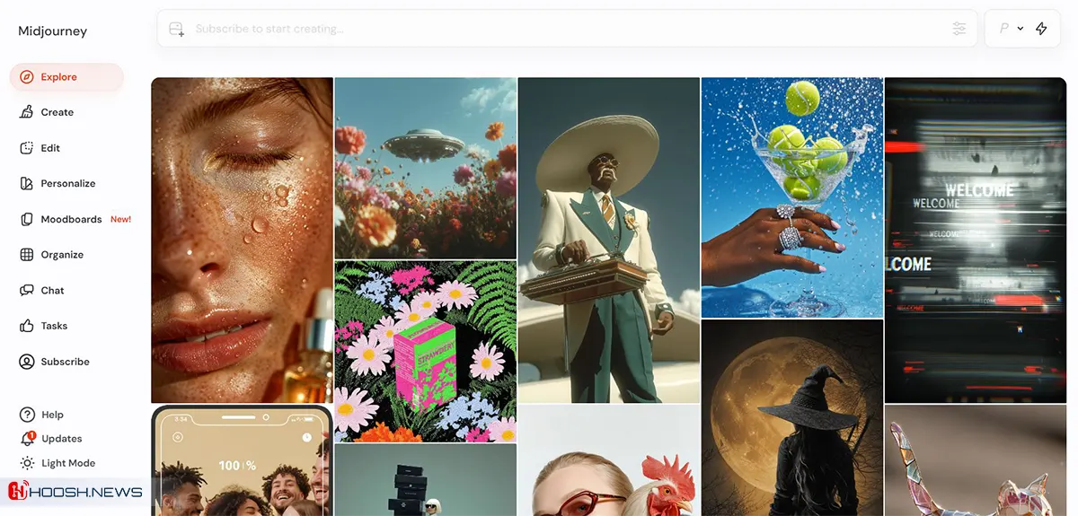 هوش مصنوعی میدجورنی