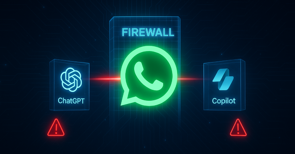 حذف کوپایلوت از واتساپ