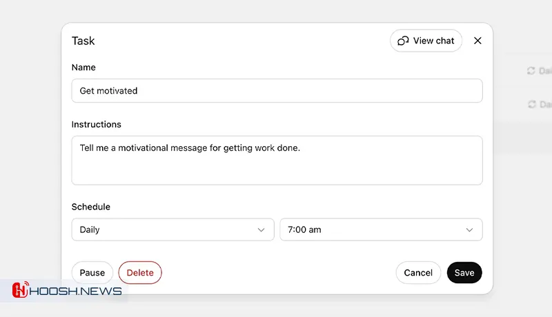 برنامه ریزی با Chatgpt
