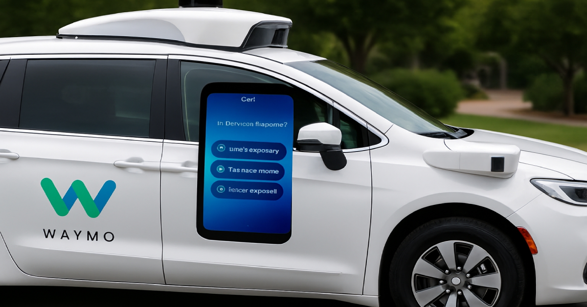رباتاکسی‌های Waymo با ابزار Gemini