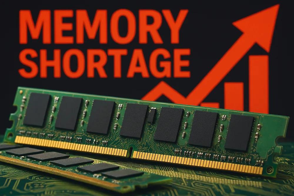 افزایش قیمت حافظه رم 