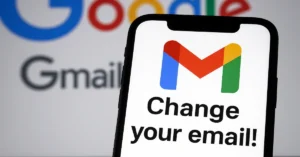اجازه تغییر آدرس جیمیل