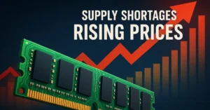 افزایش قیمت حافظه رم