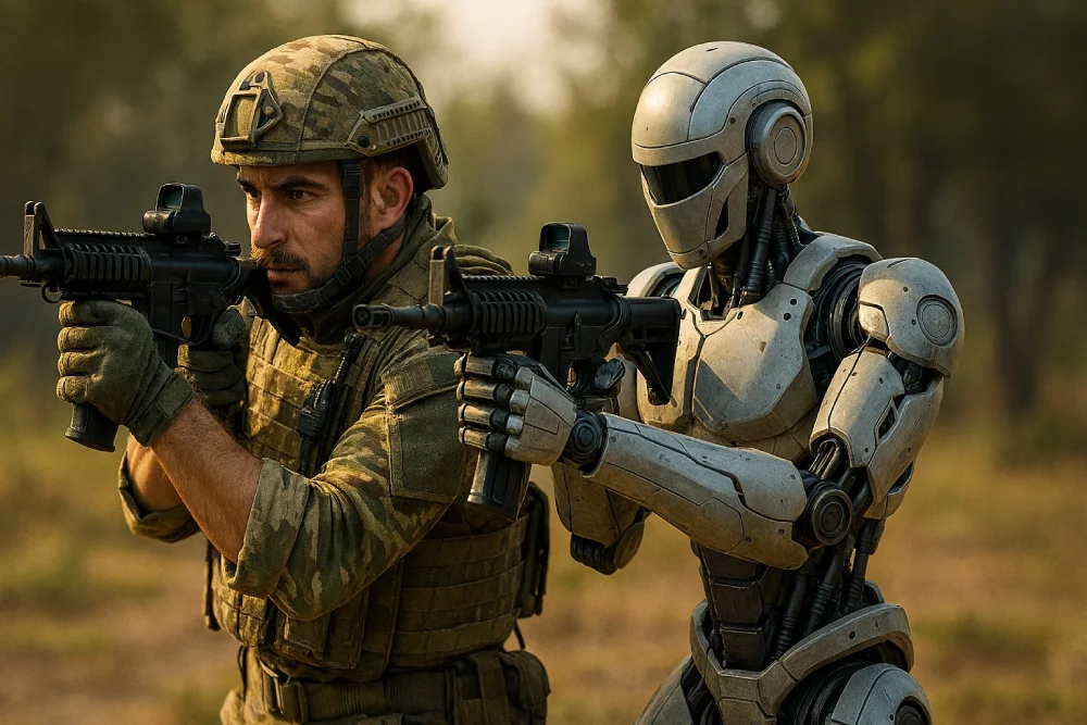 رونمایی از ربات رزمی چین