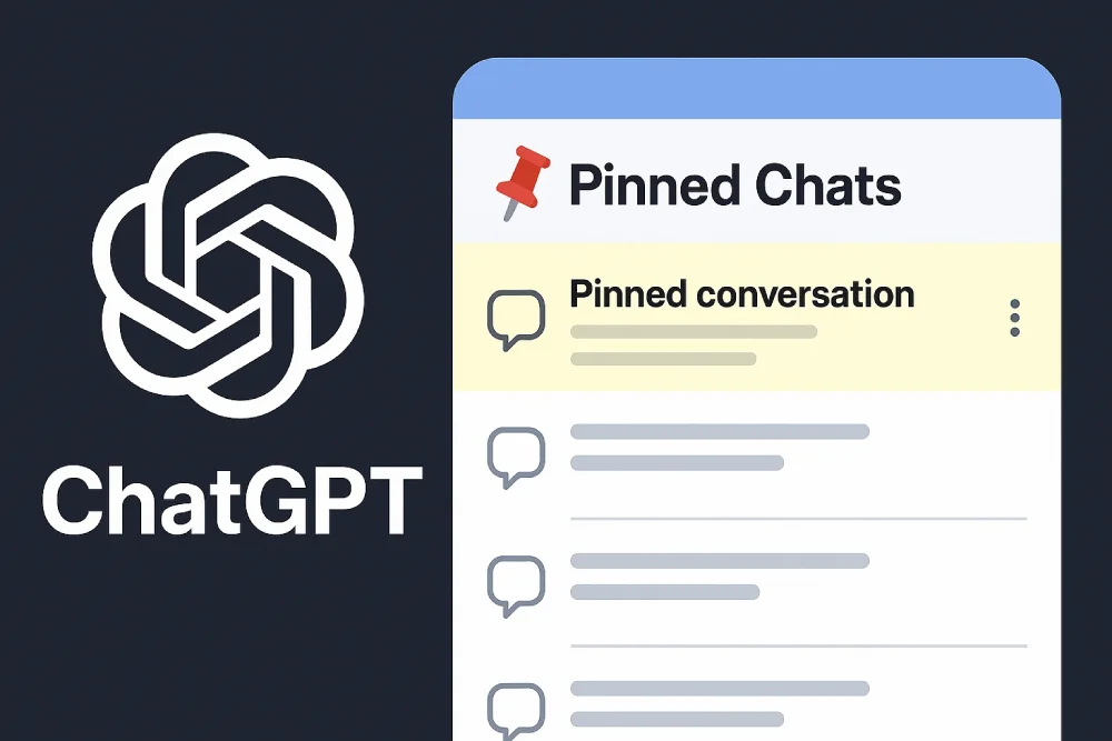 قابلیت پین کردن گفتگوها در ChatGPT 