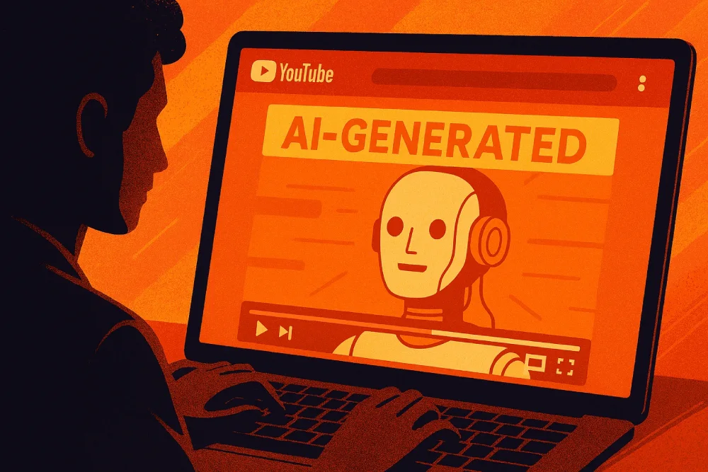 محتوای هوش مصنوعی یوتیوب 