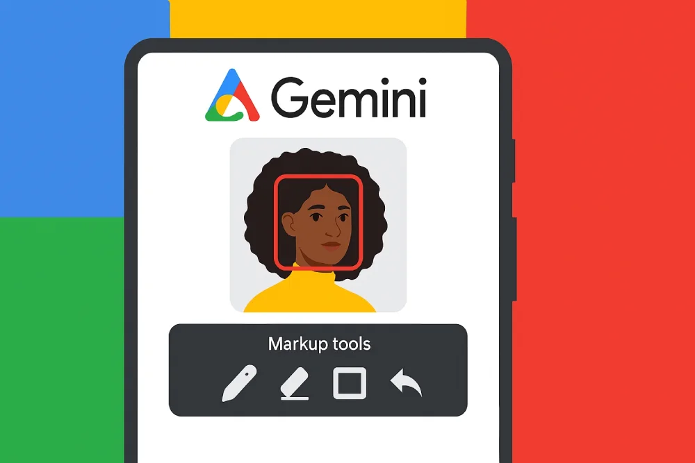 ابزار ویرایش و علامت گذاری تصاویر Gemini 