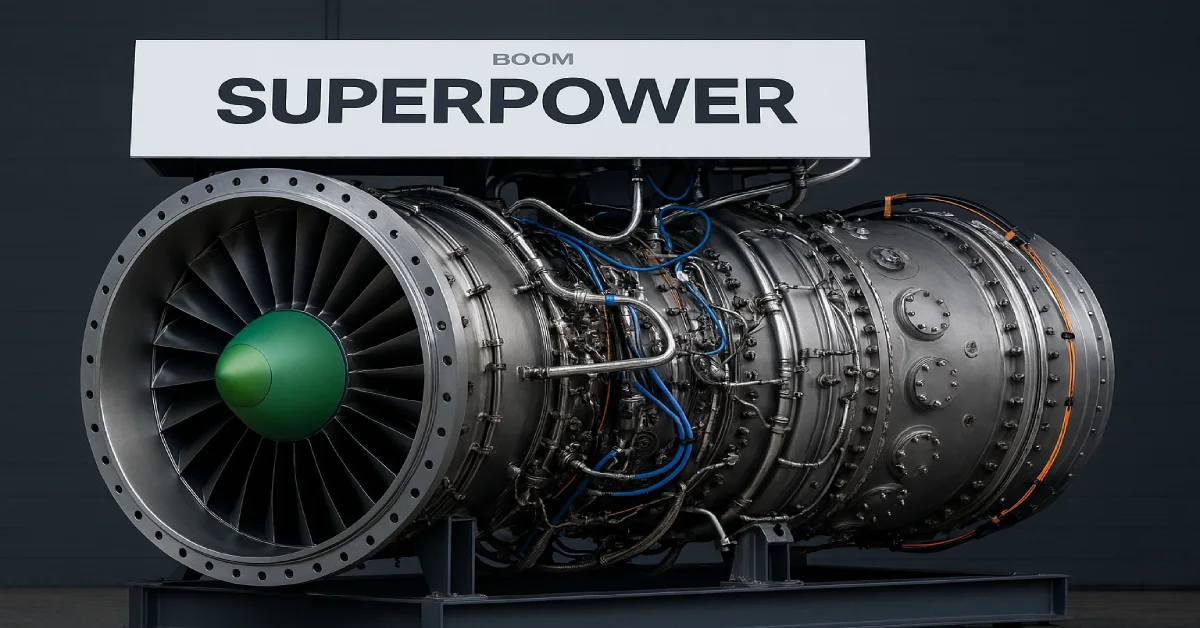 توربین‌های گازی Boom Supersonic