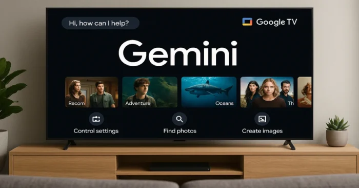 قابلیت‌های جدید Gemini برای تلویزیون