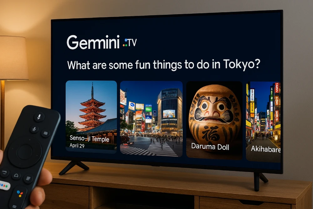 قابلیت‌های جدید Gemini برای تلویزیون 