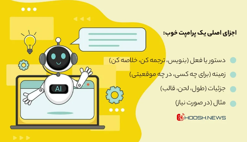 اجزای اصلی یک پرامپت چیست